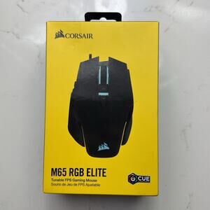 Sealed Corsair M65 RGB Elite Tunable FPS Gaming Mouse - Black
